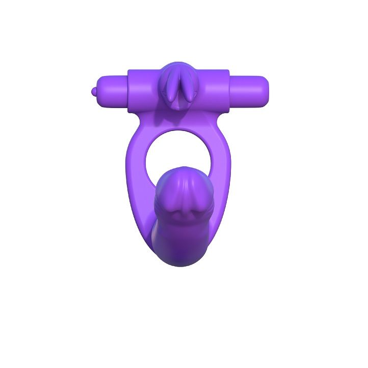 FANTASY C-RINGZ - SILICONE DOUBLE VIBRATOR COELHO - Sexshoptuga  Sexshoptuga 