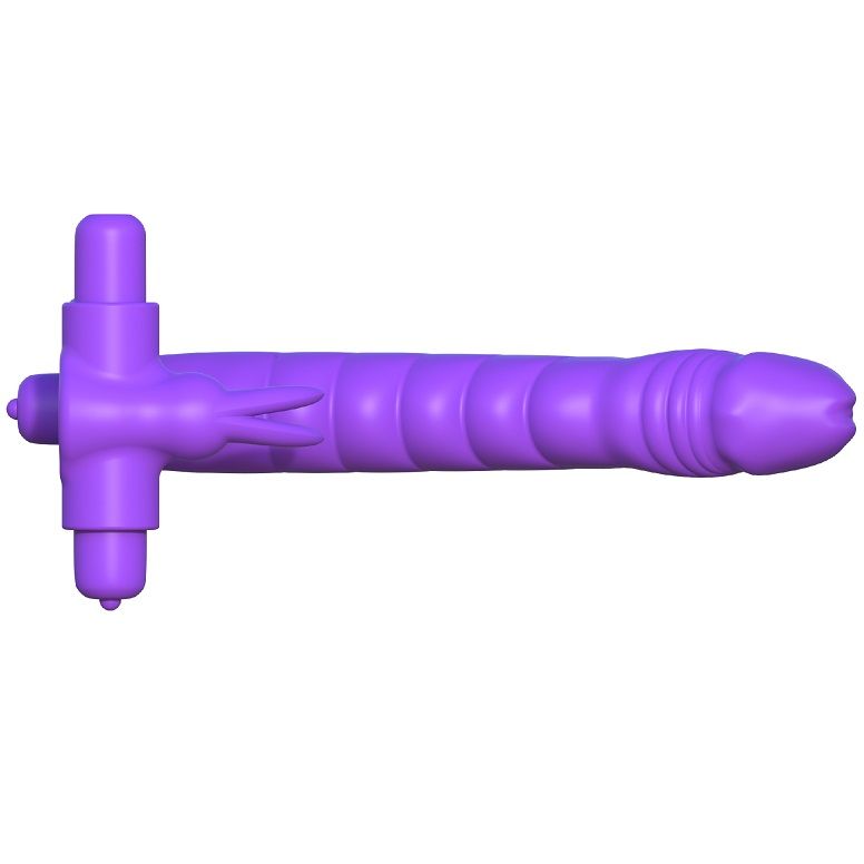 FANTASY C-RINGZ - SILICONE DOUBLE VIBRATOR COELHO - Sexshoptuga  Sexshoptuga 