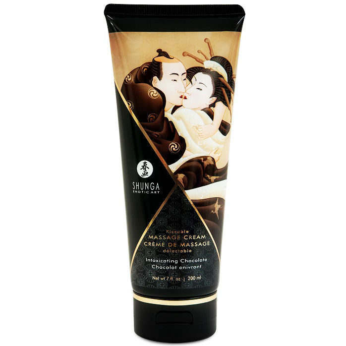 SHUNGA - CREME DE MASSAGEM DE CHOCOLATE 200 ML - Sexshoptuga  Sexshoptuga 