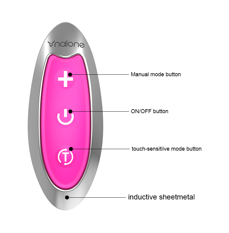 NALONE - VIBRADOR ESTIMULADOR INTELIGENTE CURVE - Sexshoptuga  Sexshoptuga 