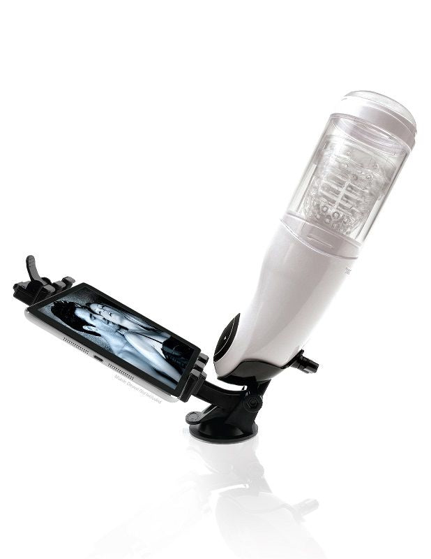 EXTREME TOYZ - PDX MEGA BATOR USB MASTURBADOR MASCULINO VAGINA BRANCO - Sexshoptuga  Sexshoptuga 