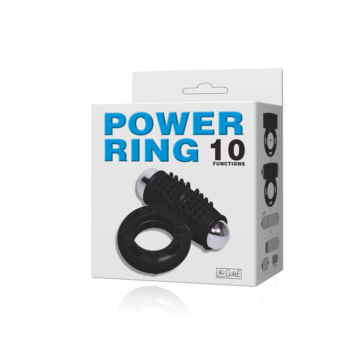 BAILE - ANEL VIBRADOR POWER RING 10V - Sexshoptuga  Sexshoptuga 