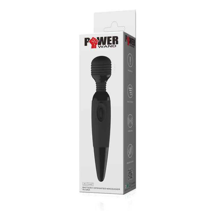 BAILE - POWER POWERFUL MASSAGER COMPACTO PRETO - Sexshoptuga  Sexshoptuga 