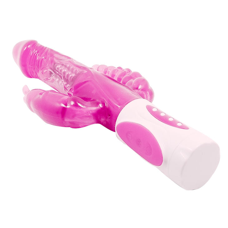 BAILE - PRETTY BUNNY TRIPLO VIBRADOR ROTADOR - Sexshoptuga  Sexshoptuga 