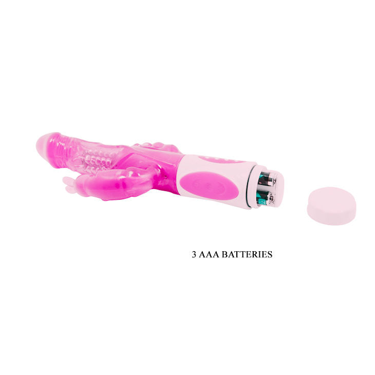 BAILE - PRETTY BUNNY TRIPLO VIBRADOR ROTADOR - Sexshoptuga  Sexshoptuga 