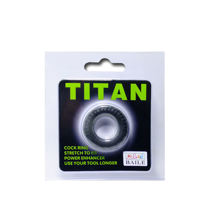 BAILE - TITAN ANEL PRETO VERDE 2 CM - Sexshoptuga  Sexshoptuga 