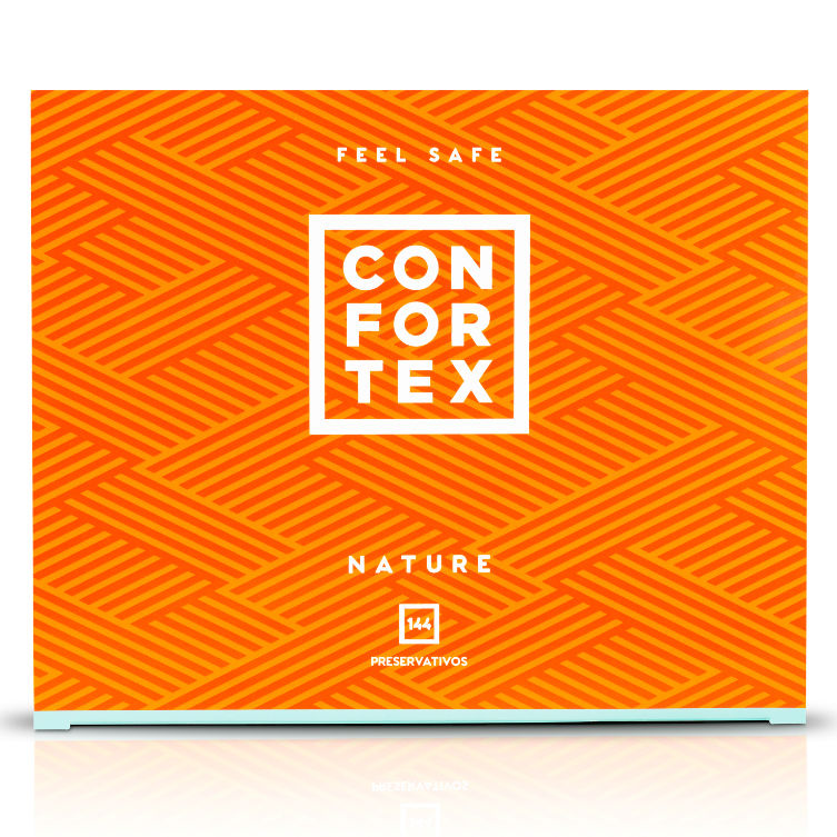 CONFORTEX - CONDOM NATURE BOX 144 UNIDADES - Sexshoptuga 