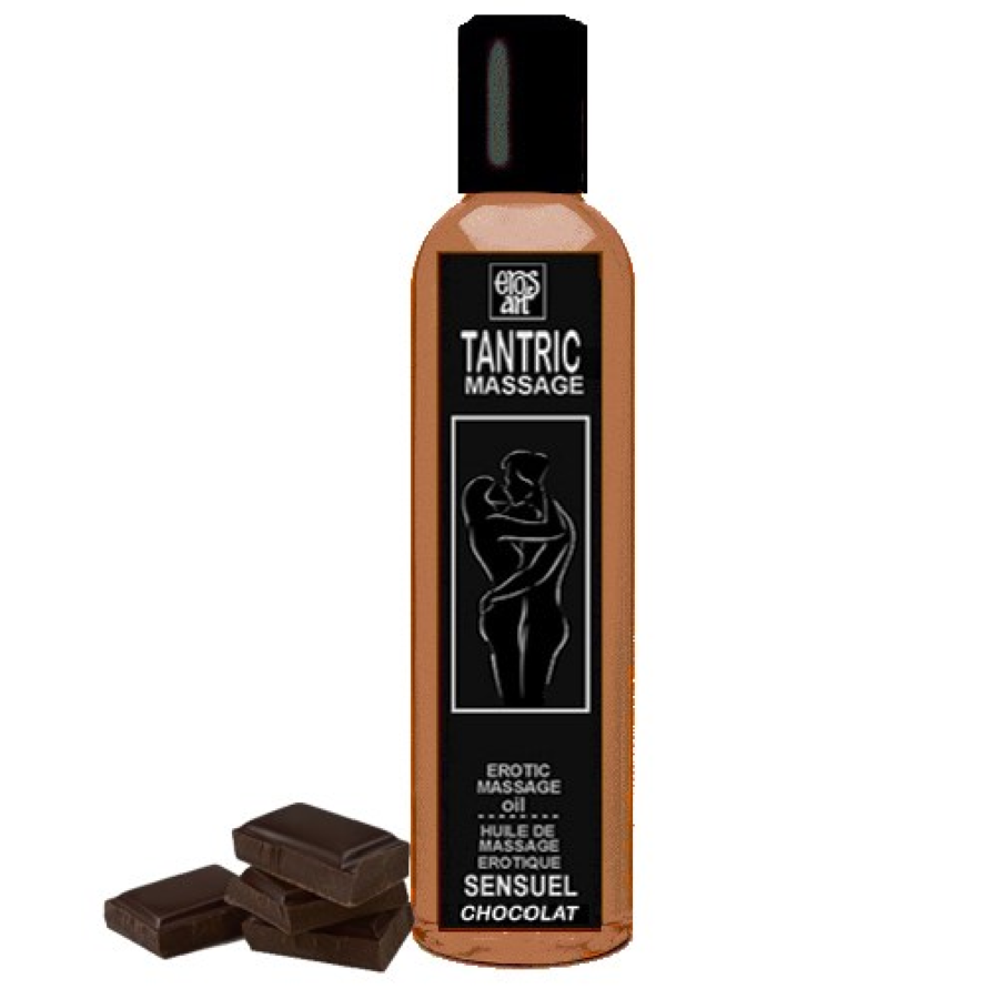 EROS-ART - ÓLEO DE MASSAGEM TNTRICA NATURAL E AFRODISÍACO DE CHOCOLATE 30 ML - Sexshoptuga 