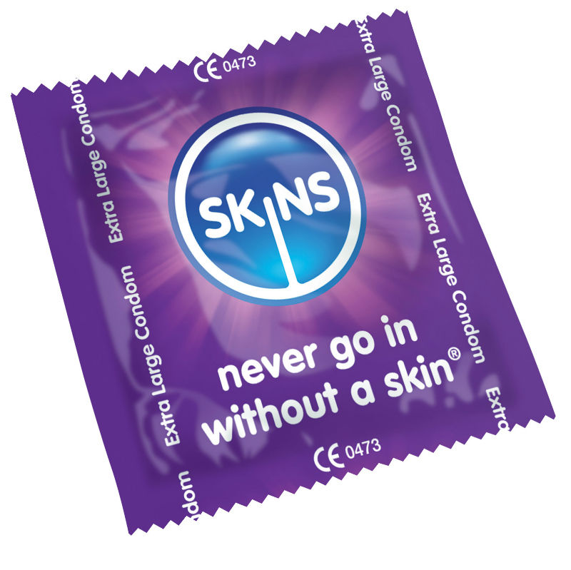 SKINS - CONDOM EXTRA LARGE 12 PACK - Sexshoptuga  Sexshoptuga 