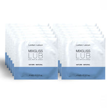 MIXGLISS - LUBRIFICANTE NATURAL BASE DE GUA 12 DOSE ÚNICA 4 ML - Sexshoptuga 