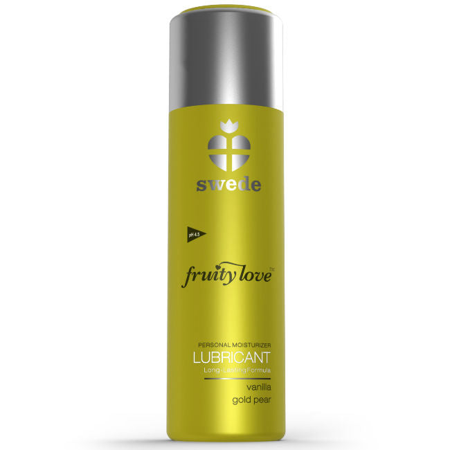 SWEDE - FRUITY LOVE LUBRIFICANTE BAUNILHA GOLD PEAR 50 ML - Sexshoptuga  Sexshoptuga 