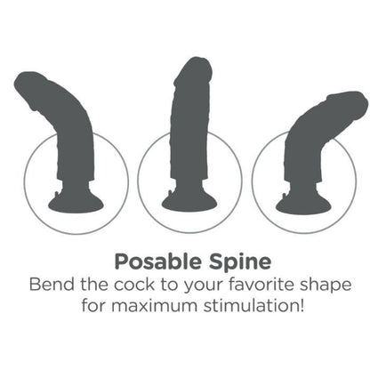 KING COCK - VIBRADOR DILDO 20.32 CM NATURAL - Sexshoptuga 