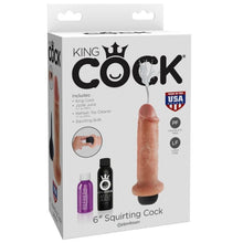 KING COCK - 15.24 CM DILDO GOZANDO - Sexshoptuga  Sexshoptuga 