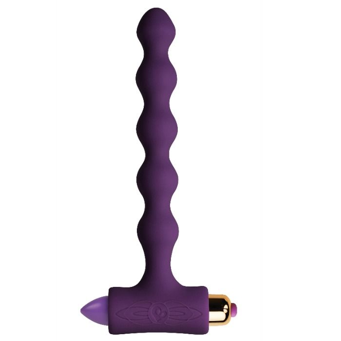 ROCKS-OFF - PLUG ANAL COM VIBRAO E RIOS PETITE SENSATIONS PÉROLAS - Sexshoptuga 