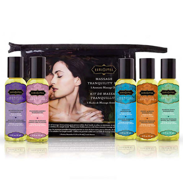 KAMASUTRA - KIT DE MASSAGEM TRANQUILIZANTE - Sexshoptuga 