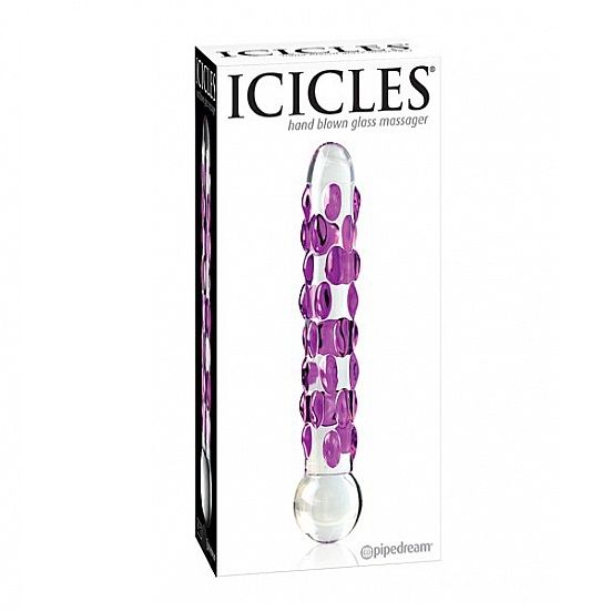 ICICLES - N. 07 MASSAGEADOR DE VIDRO - Sexshoptuga  Sexshoptuga 