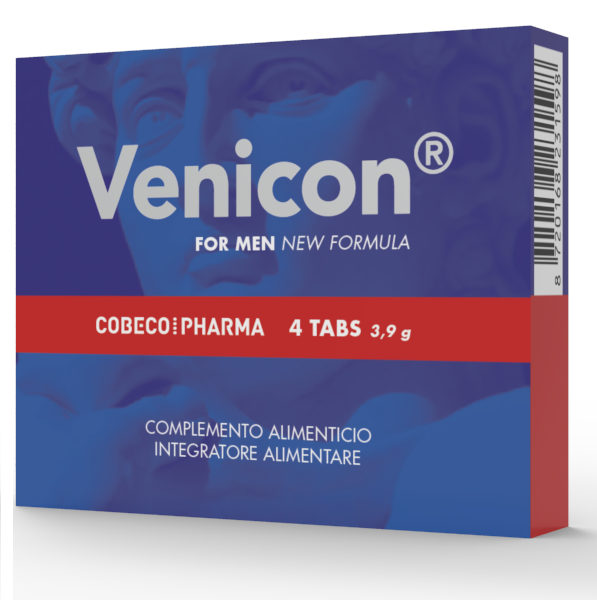 COBECO - VENICON PARA HOMENS 4 TABS - Sexshoptuga Sexshoptuga 