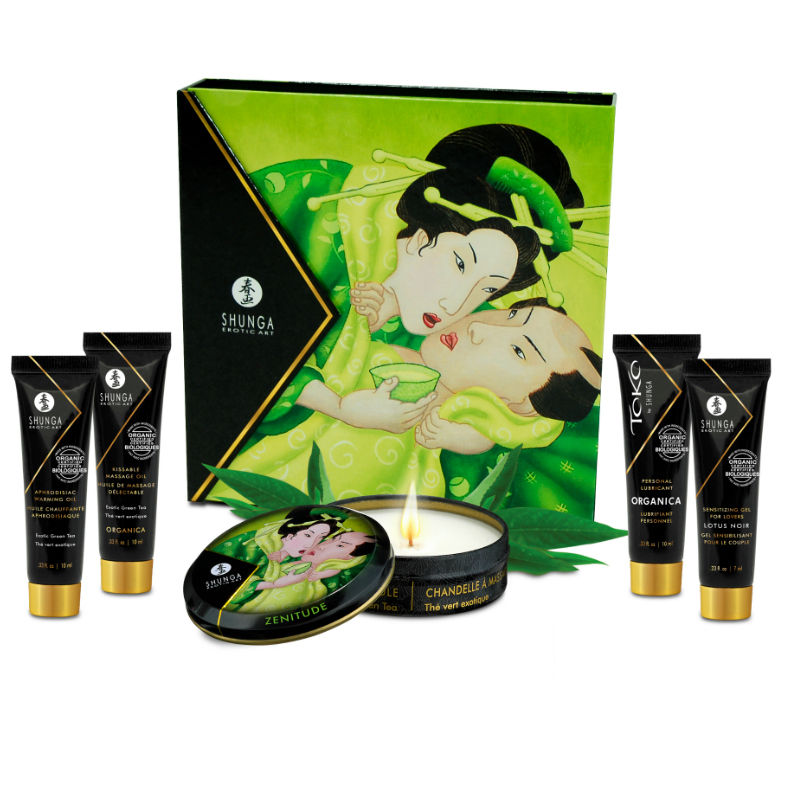 SHUNGA - KIT DE CHÁ VERDE ORGÂNICO SECRET GEISHA - Sexshoptuga  Sexshoptuga 