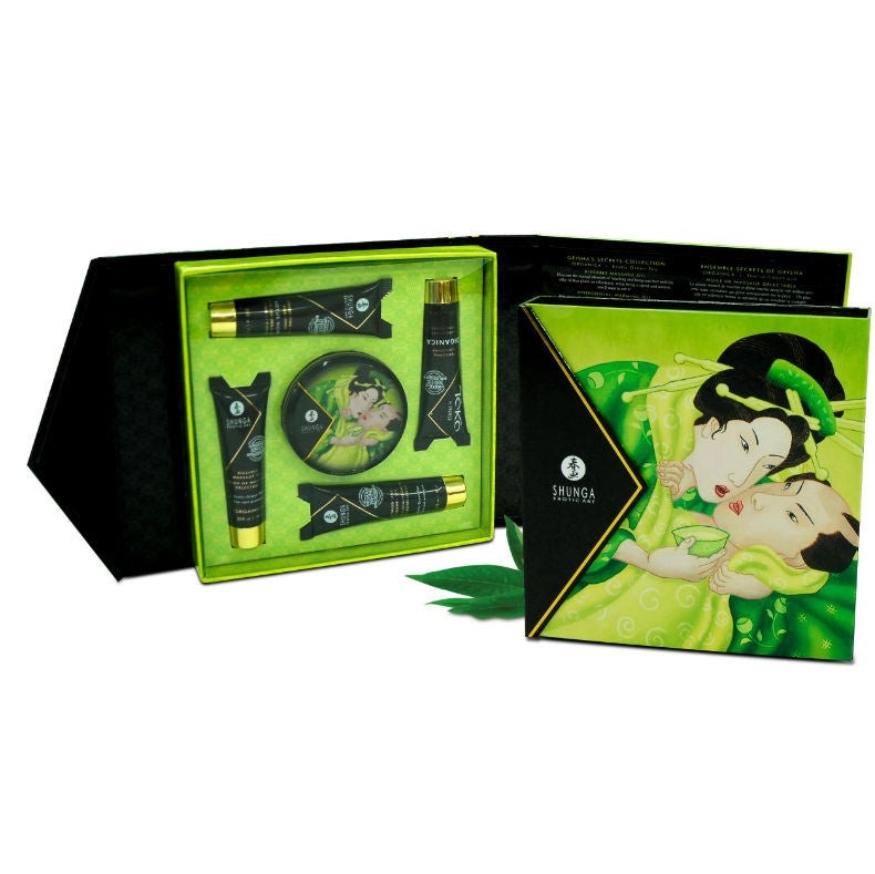 SHUNGA - KIT DE CHÁ VERDE ORGÂNICO SECRET GEISHA - Sexshoptuga  Sexshoptuga 