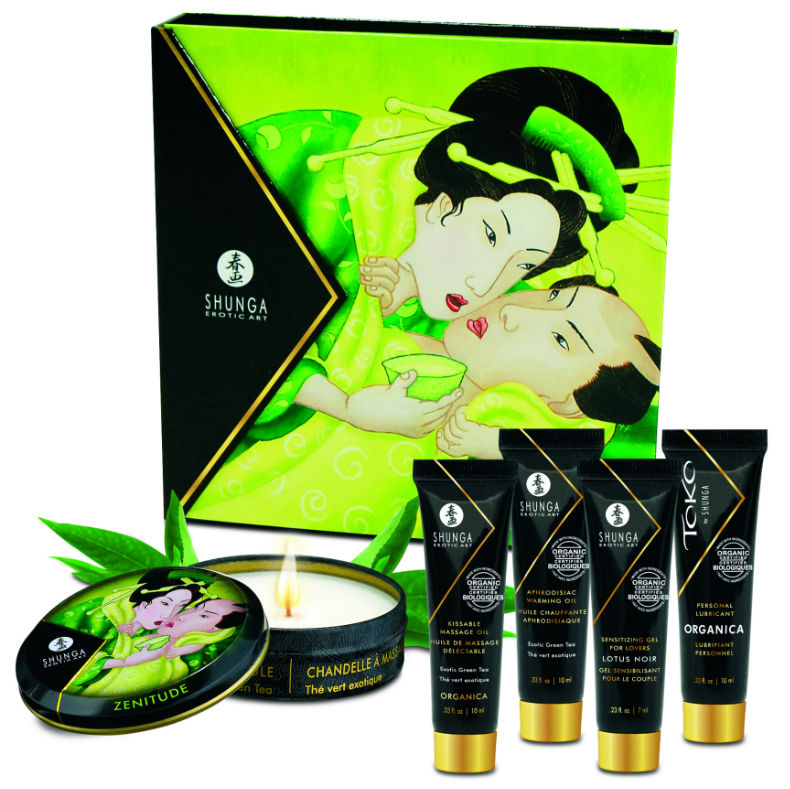 SHUNGA - KIT DE CHÁ VERDE ORGÂNICO SECRET GEISHA - Sexshoptuga 