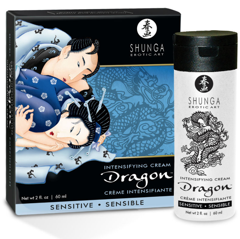 SHUNGA - CREME SENSÍVEL A DRAGÃO PARA CASAIS - Sexshoptuga 