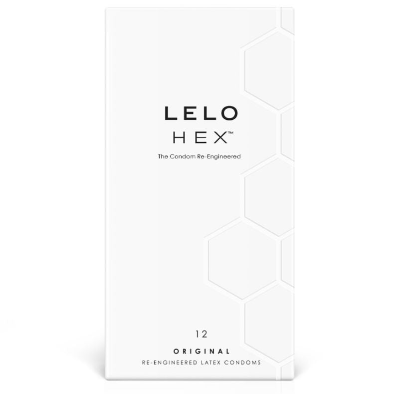 LELO - CAIXA DE PRESERVATIVO HEX 12 UNIDADES - Sexshoptuga  Sexshoptuga 