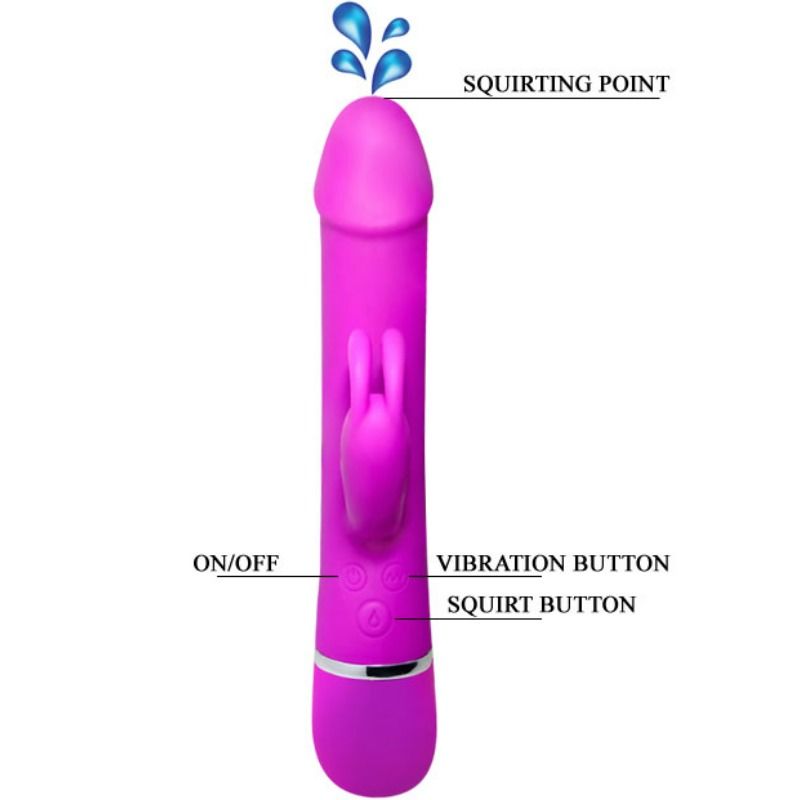 PRETTY LOVE - VIBRADOR HENRY COM 12 MODOS DE VIBRAO E FUNO SQUIRT - Sexshoptuga  Sexshoptuga 