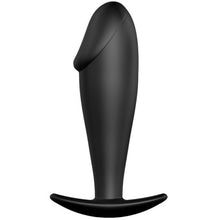 PRETTY LOVE - PLUG ANAL FORMA DE PÊNIS DE SILICONE PRETO - Sexshoptuga 