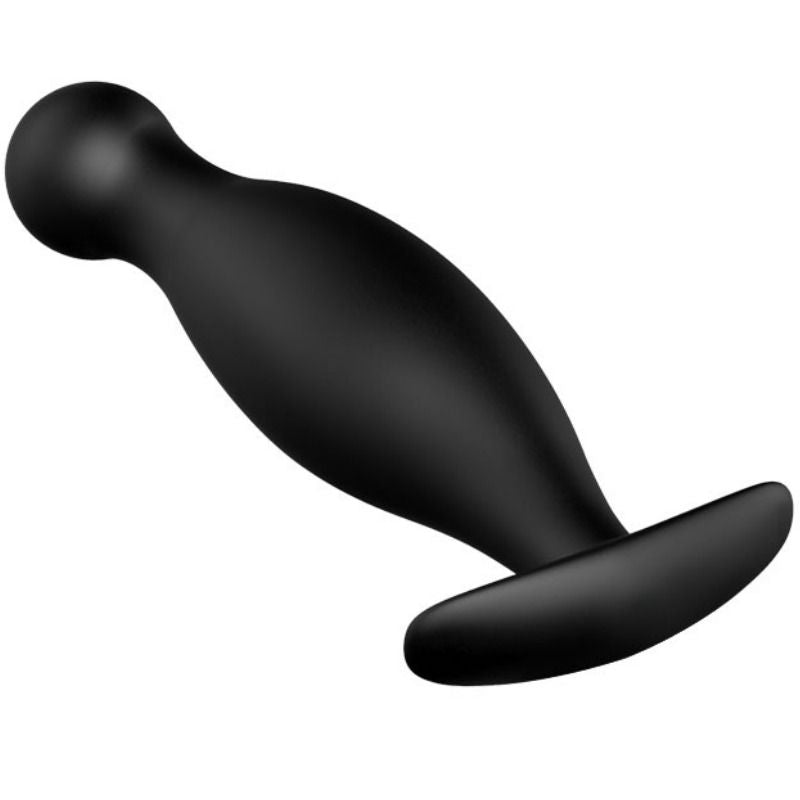 PRETTY LOVE - PLUG ANAL DE SILICONE 11.7 CM PRETO - Sexshoptuga 