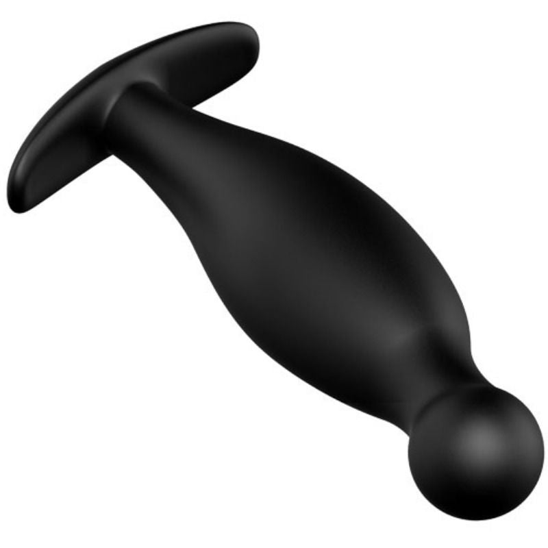 PRETTY LOVE - PLUG ANAL DE SILICONE 11.7 CM PRETO - Sexshoptuga 