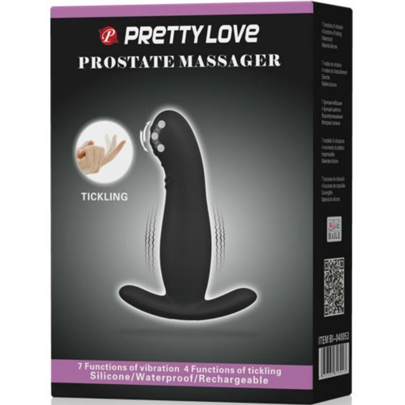 PRETTY LOVE - MASSAGEADOR DE PRÓSTATA COM VIBRAO - Sexshoptuga  Sexshoptuga 