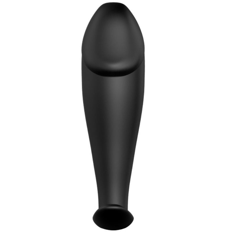 PRETTY LOVE - SILICONE ANAL PLUG FORMA DE PÊNIS E 12 MODOS DE VIBRAO PRETO - Sexshoptuga  Sexshoptuga 