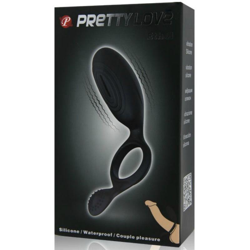 PRETTY LOVE - ETHEL ANEL VIBRADOR COM ESTIMULADOR - Sexshoptuga 