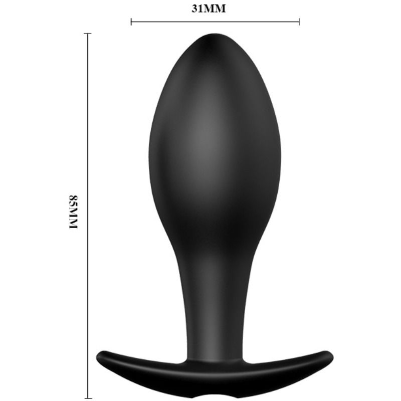 PRETTY LOVE - PLUG ANAL NCORA FORMA SILICONE 12 MODOS DE VIBRAO PRETO - Sexshoptuga  Sexshoptuga 