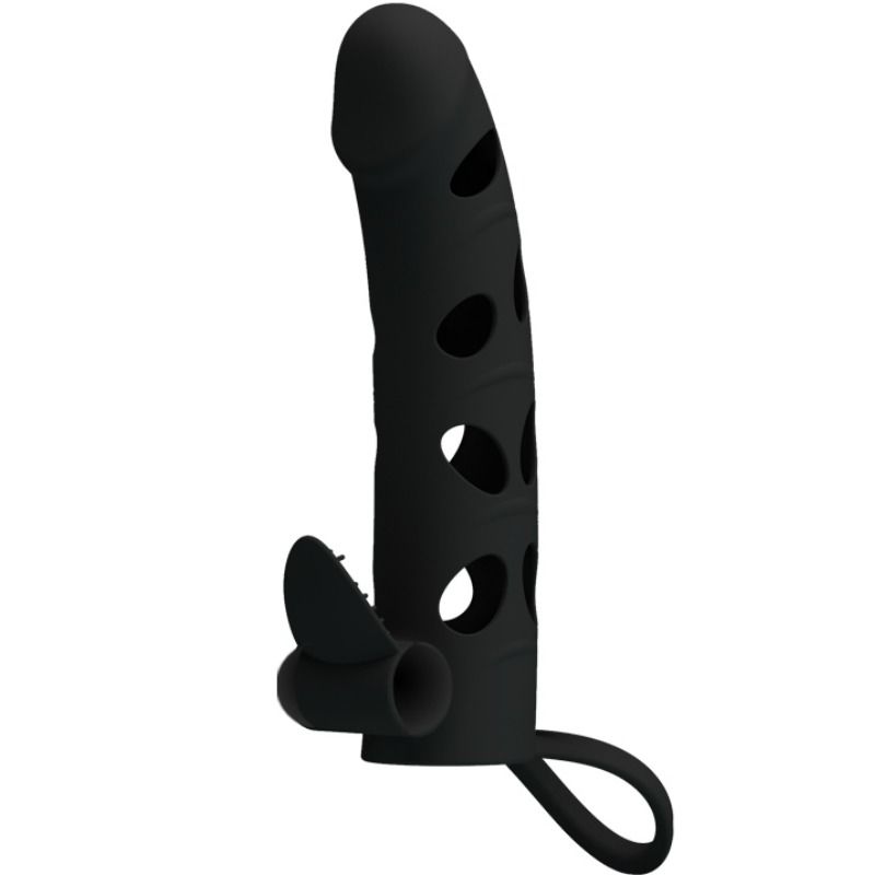 PRETTY LOVE - CAPA DE SILICONE COM VIBRAO 15.2 CM - Sexshoptuga 