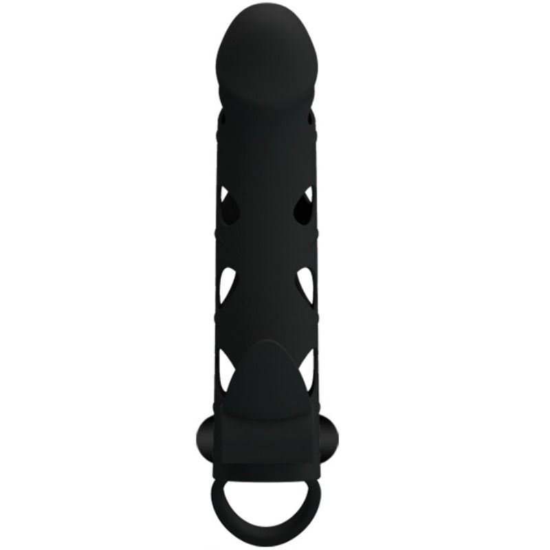 PRETTY LOVE - CAPA DE SILICONE COM VIBRAO 15.2 CM - Sexshoptuga  Sexshoptuga 