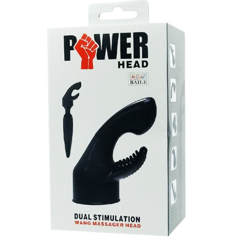 BAILE - CABEA INTERCAMBIVEL POWER HEAD PARA MASSAGERESTIMULAO DE PONTO GY E CLITÓRIS - Sexshoptuga 