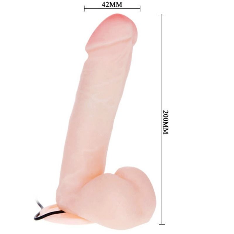 BAILE - DILDO REALISTA COM VIBRAO 20 CM - Sexshoptuga  Sexshoptuga 