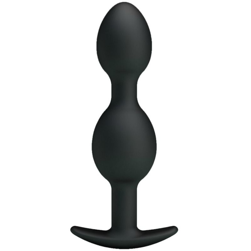 PRETTY LOVE - BOLAS ANAIS DE SILICONE 12.5 CM PRETAS - Sexshoptuga  Sexshoptuga 