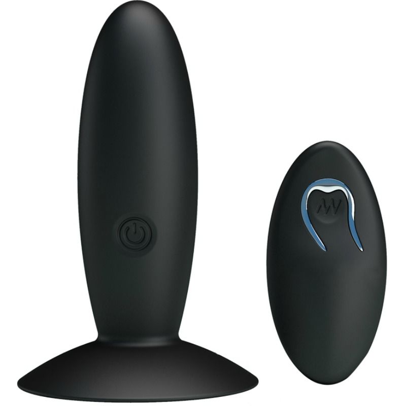 PRETTY LOVE - PLUG ANAL RECARREGVEL COM VIBRAO E CONTROLE - Sexshoptuga 