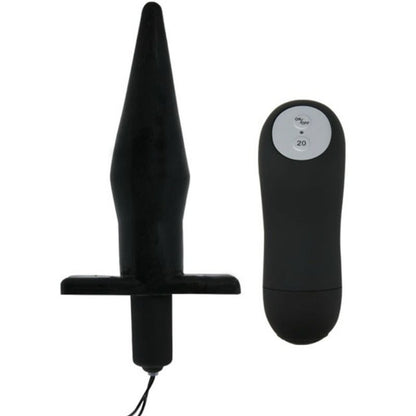 BAILE - PLUG ANAL BUTT COM VIBRAO PRETO - Sexshoptuga 