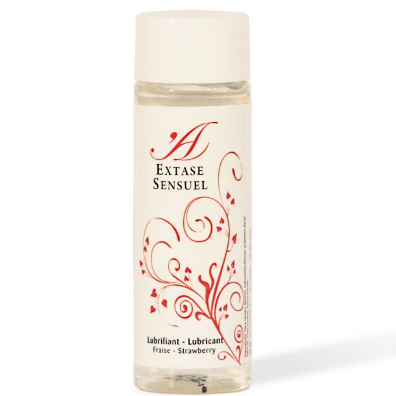 EXTASE SENSUAL - LUBRIFICANTE MORANGO 100 ML - Sexshoptuga  Sexshoptuga 