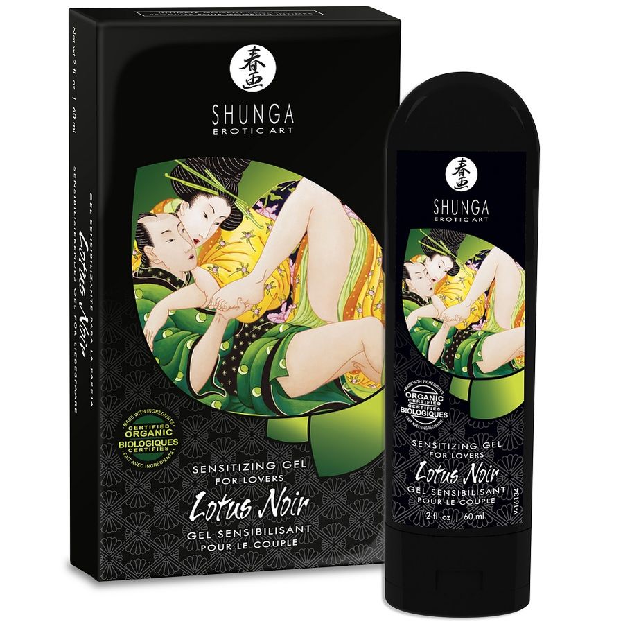 SHUNGA - CREME SENSIBILIZANTE LOTUS NOIR 60 ML - Sexshoptuga  Sexshoptuga 