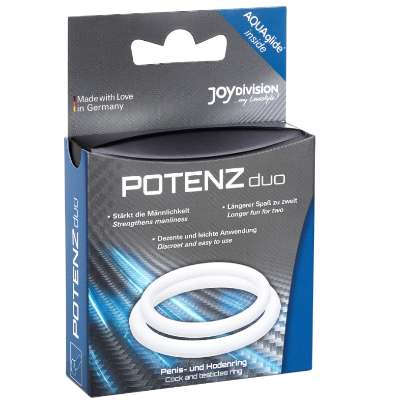 JOYDIVISION POTENZDUO - RINGS BRANCO - M - Sexshoptuga  Sexshoptuga 