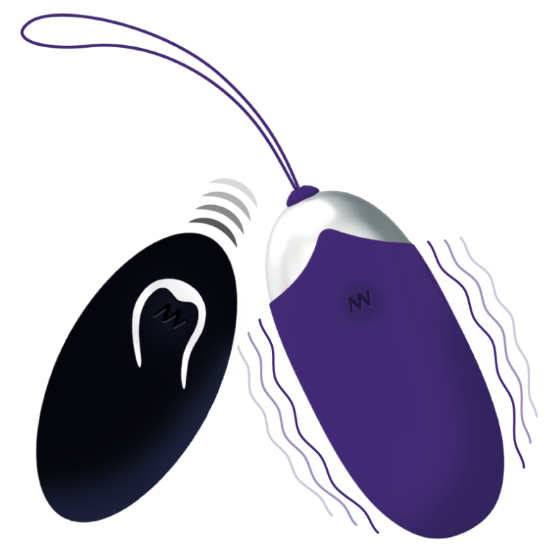 INTENSE - FLIPPY II VIBRANTE OVO COM CONTROLE REMOTO ROXO - Sexshoptuga  Sexshoptuga 