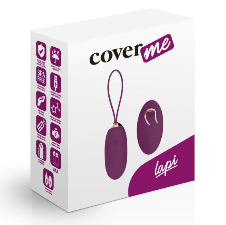 COVERME - OVO DE CONTROLE REMOTO LAPI LILAC - Sexshoptuga 