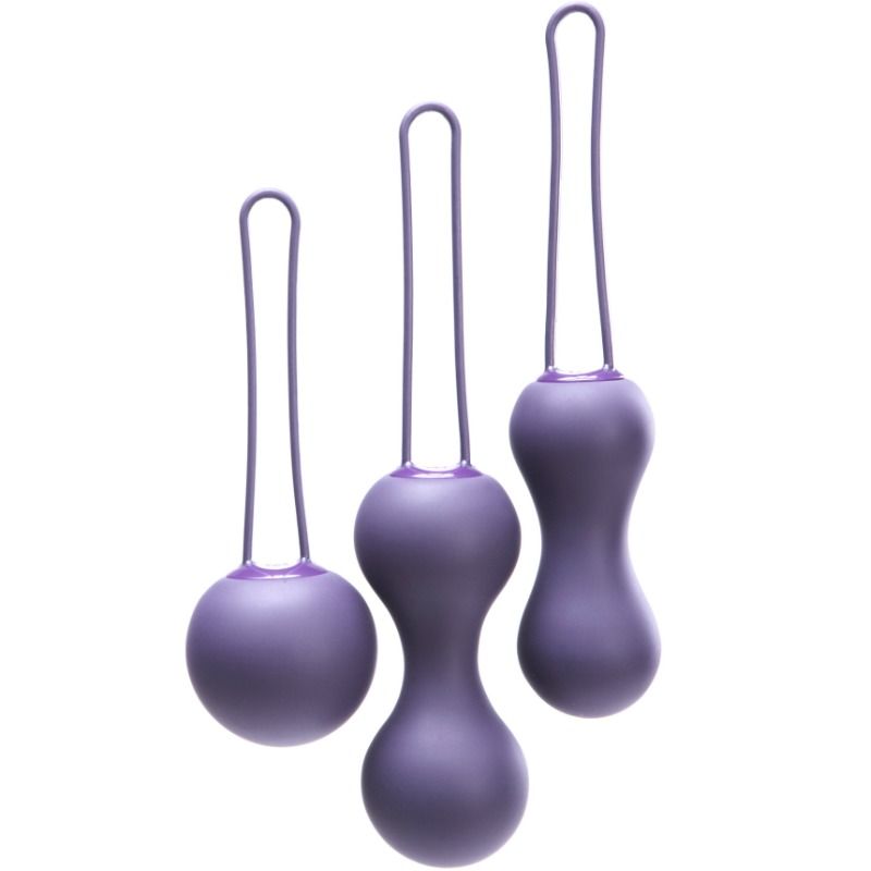 JE JOUE - BOLAS DE KEGEL AMI - ROXO - Sexshoptuga 