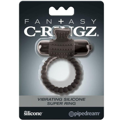 FANTASY C-RINGZ - ANEL VIBRANTE DE SILICONE PRETO - Sexshoptuga 