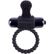 FANTASY C-RINGZ - ANEL VIBRANTE DE SILICONE PRETO - Sexshoptuga  Sexshoptuga 