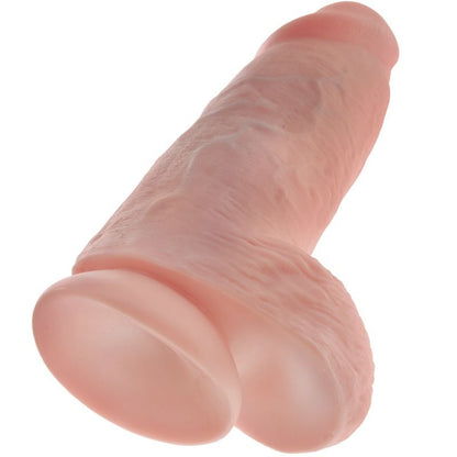 KING COCK - PÊNIS REALÍSTICO GORDINHO 23 CM - Sexshoptuga 